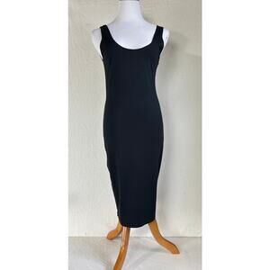 Tildon Black Bodycon Pencil Dress Edgy W Size M Bikercore, Edgy, Minimalist